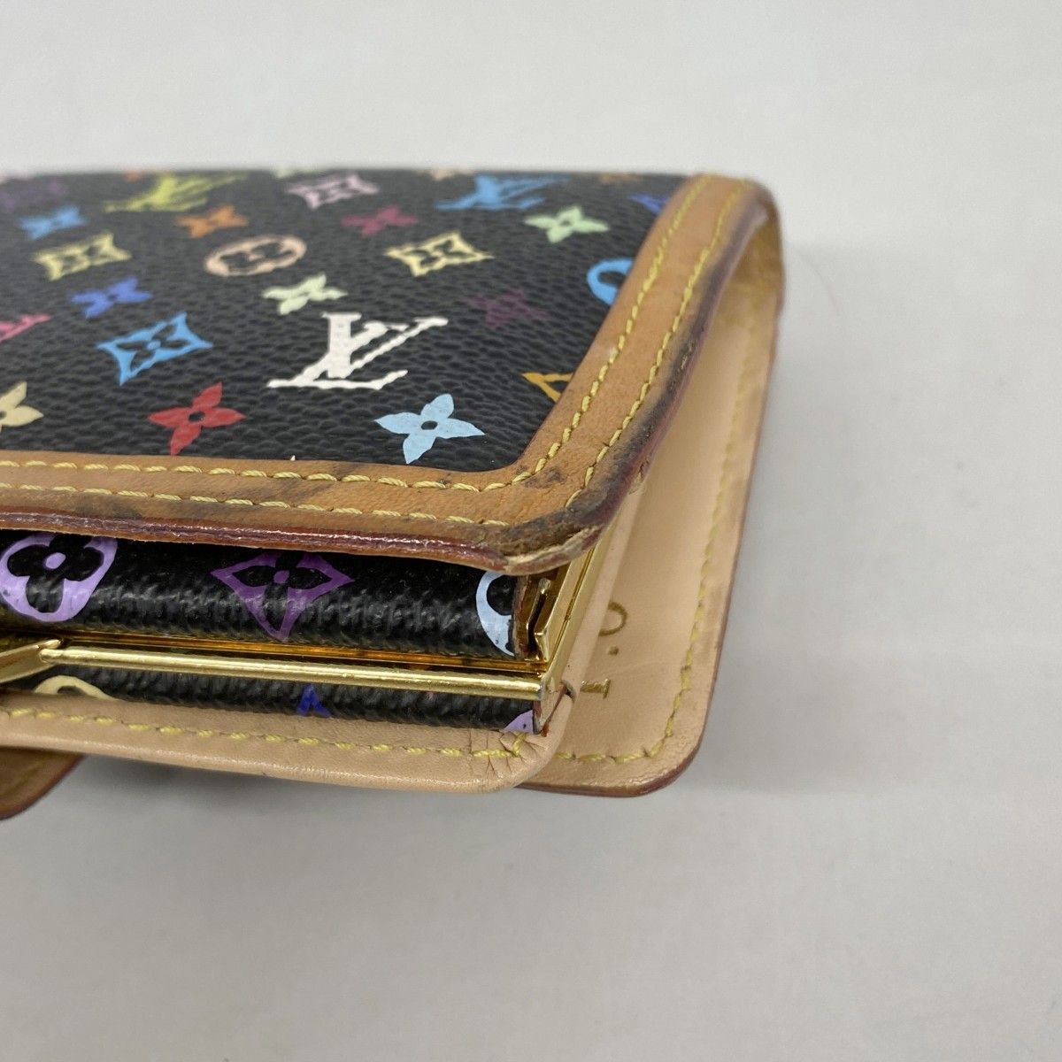Louis Vuitton Wallet Monogram Multicolor Portefeuille Viennois Noir — view 5