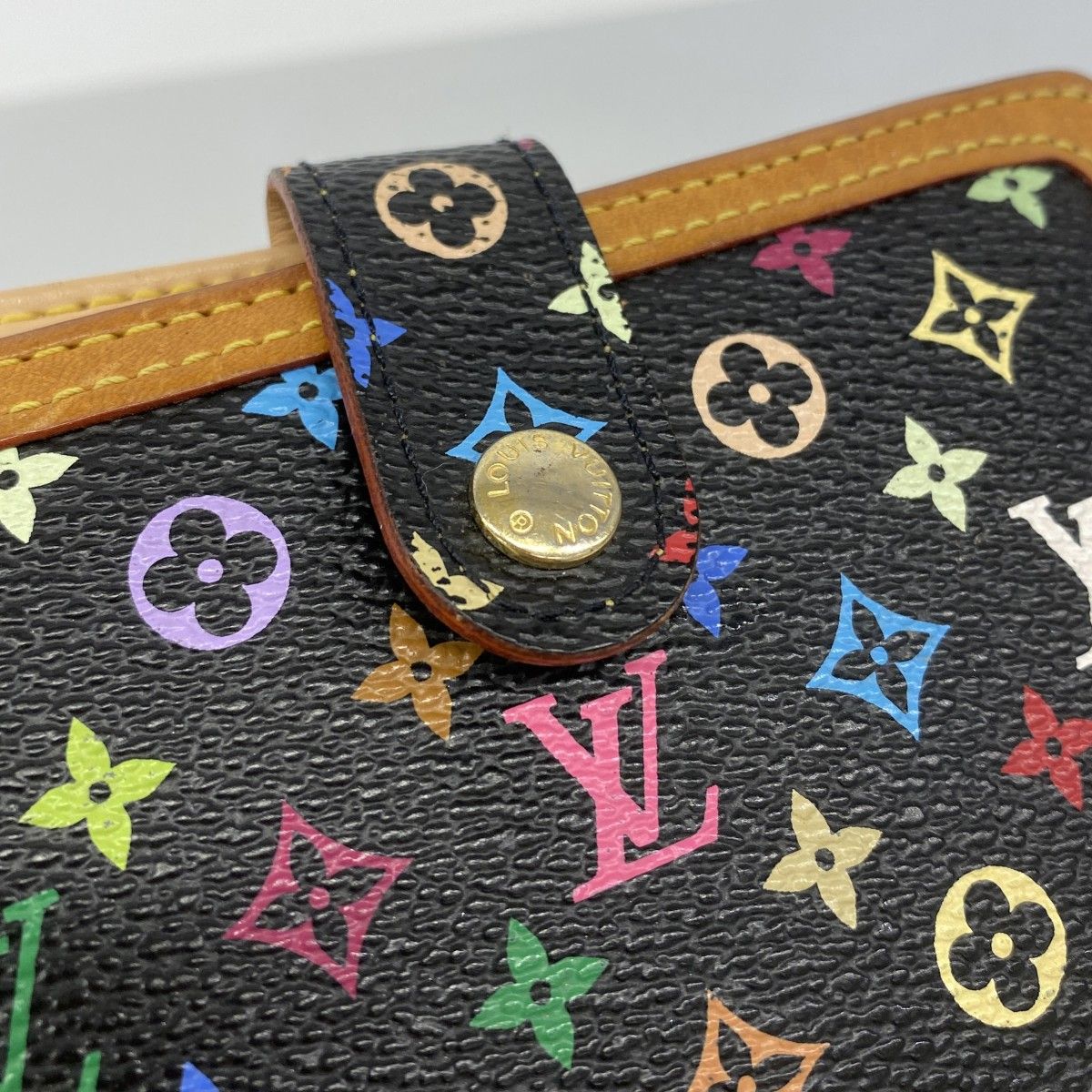 Louis Vuitton Wallet Monogram Multicolor Portefeuille Viennois Noir — view 9