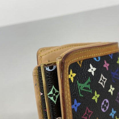 Louis Vuitton Wallet Monogram Multicolor Portefeuille Viennois Noir — view 6