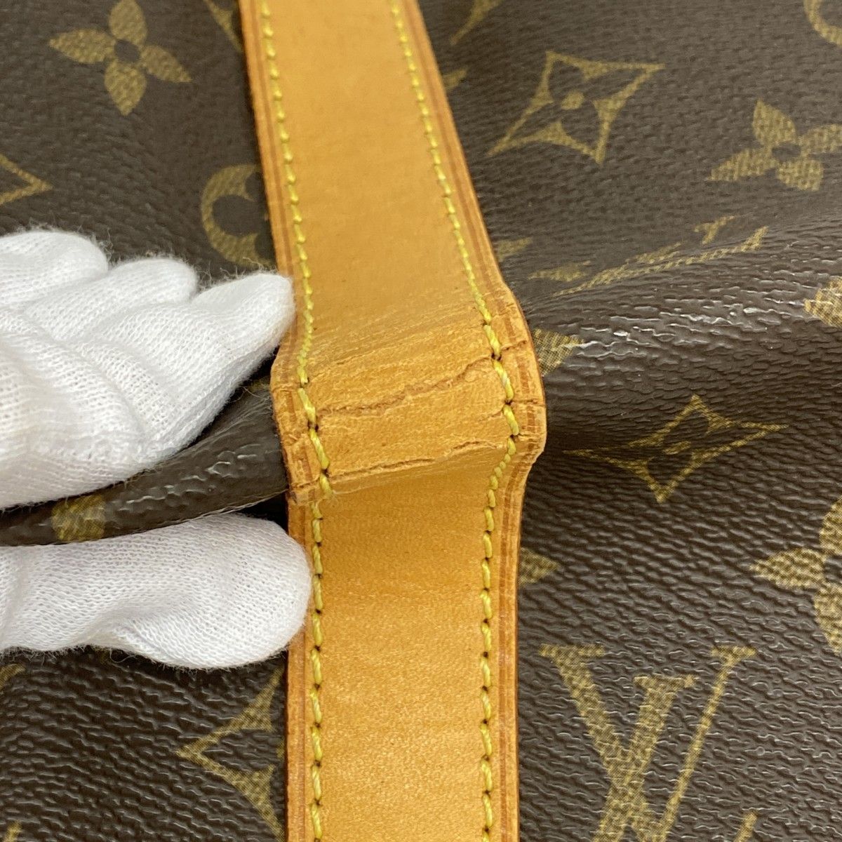Louis Vuitton Boston Bag Monogram Keepall 50 Brown — view 7
