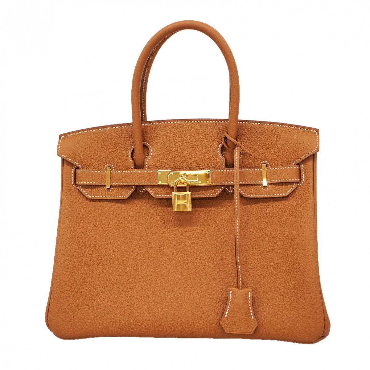 Hermes Handbag Birkin 30 Togo Gold