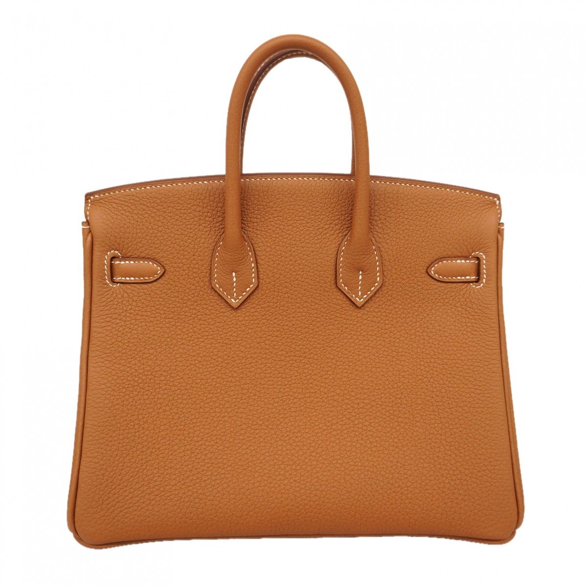 Hermes Handbag Birkin 25 Togo Gold Silver — view 9