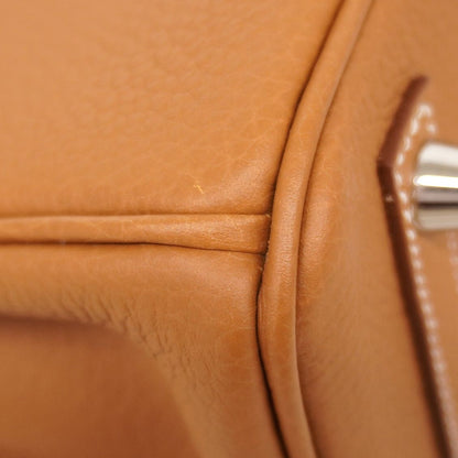 Hermes Handbag Birkin 25 Togo Gold Silver — view 6