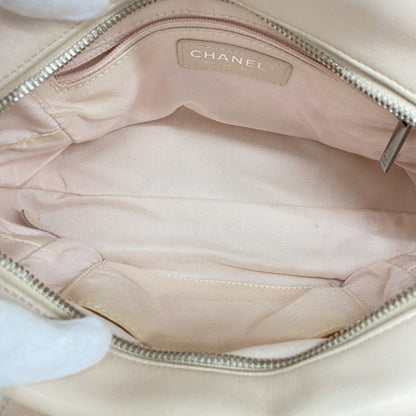 Chanel Handbag Quilted Lambskin Pink Silver 2-Way Bag — view 4