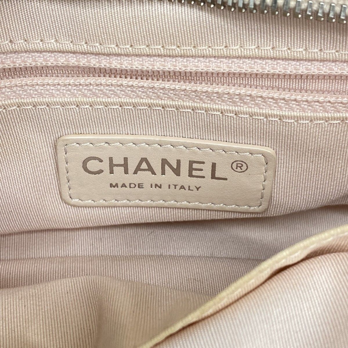 Chanel Handbag Quilted Lambskin Pink Silver 2-Way Bag — view 5