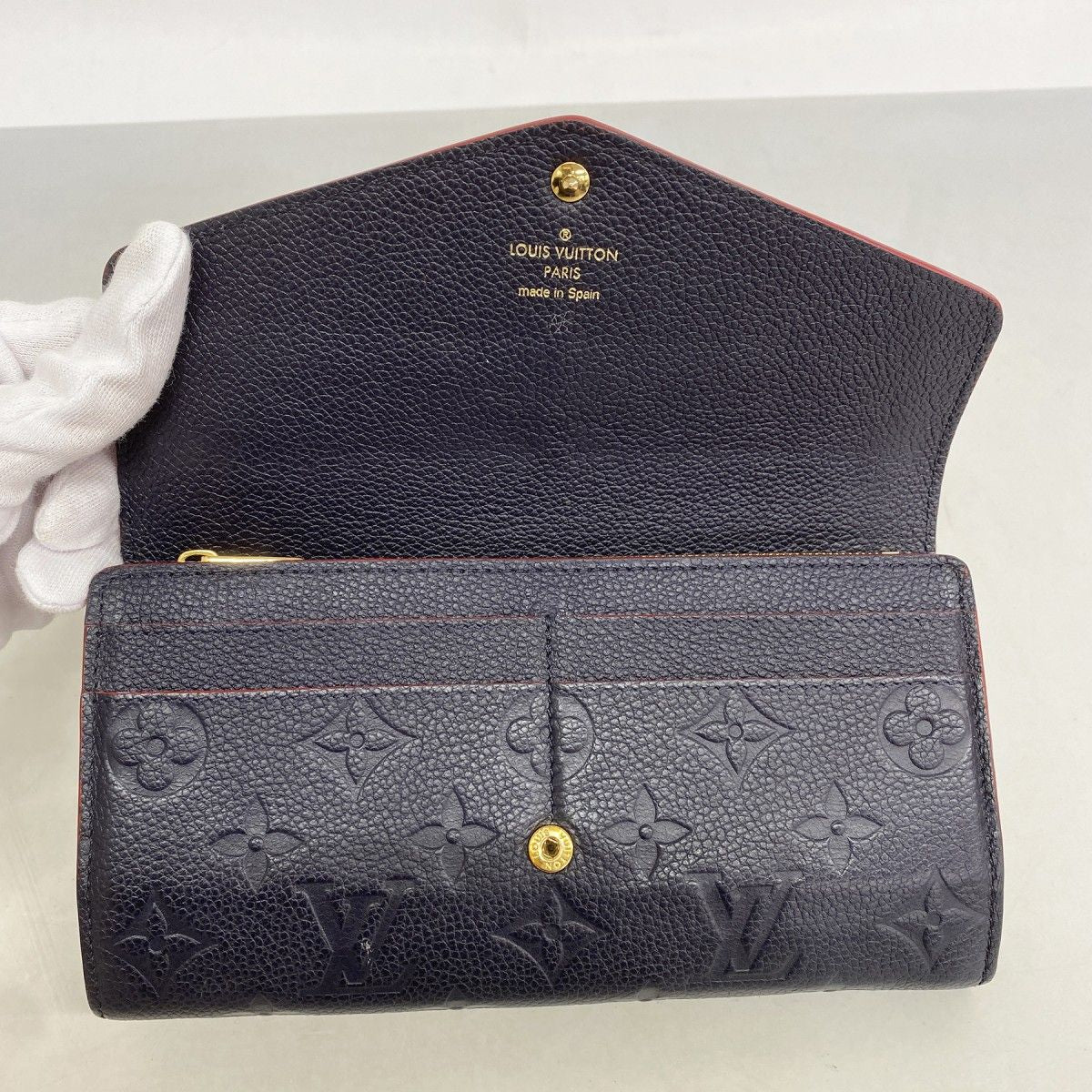 Louis Vuitton Wallet Monogram Empreinte Portefeuille Sarah Ge — view 3