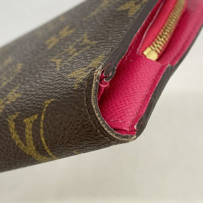 Louis Vuitton Wallet Monogram Portefeuille Insolite Brown Rose — view 6