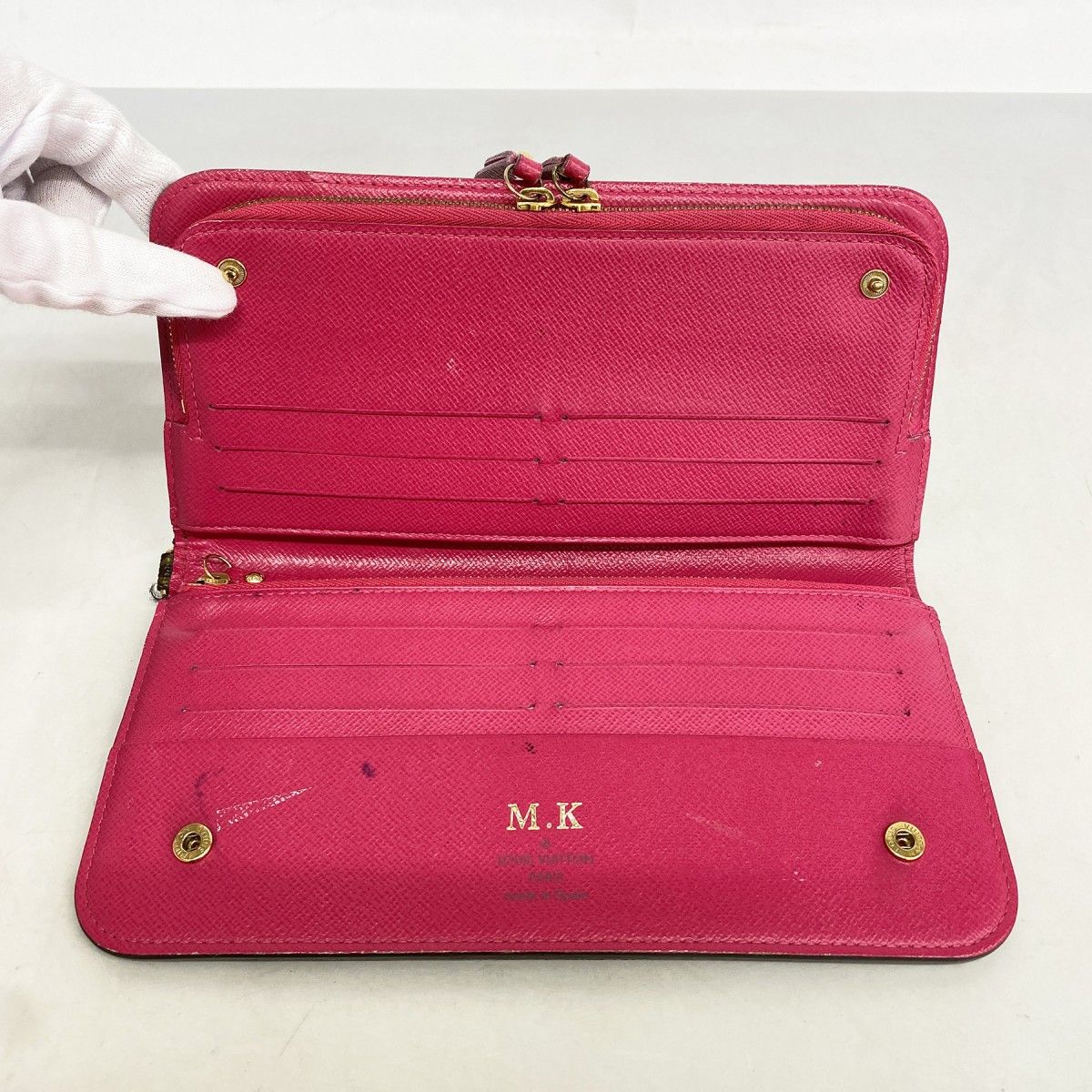 Louis Vuitton Wallet Monogram Portefeuille Insolite Brown Rose — view 3