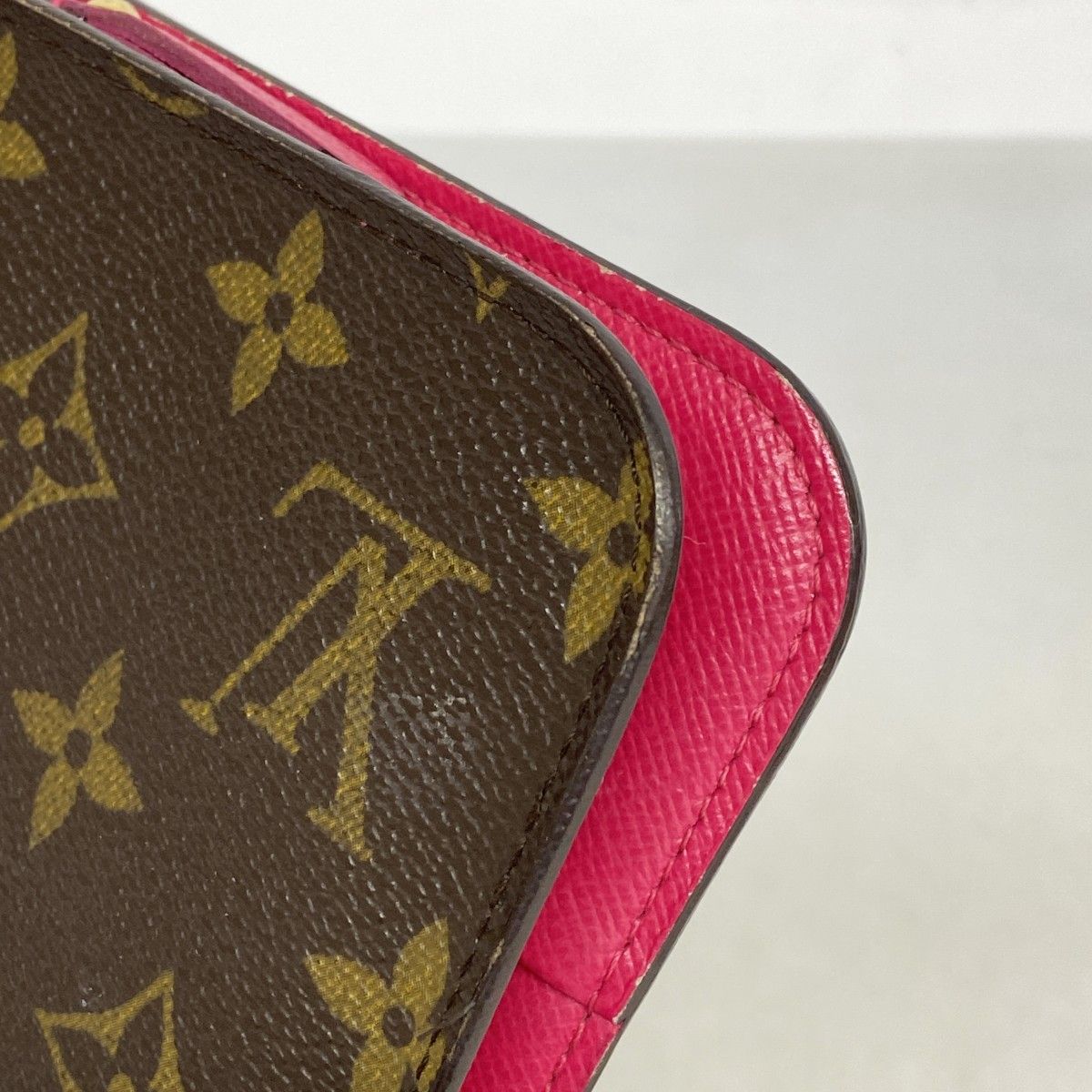 Louis Vuitton Wallet Monogram Portefeuille Insolite Brown Rose — view 7