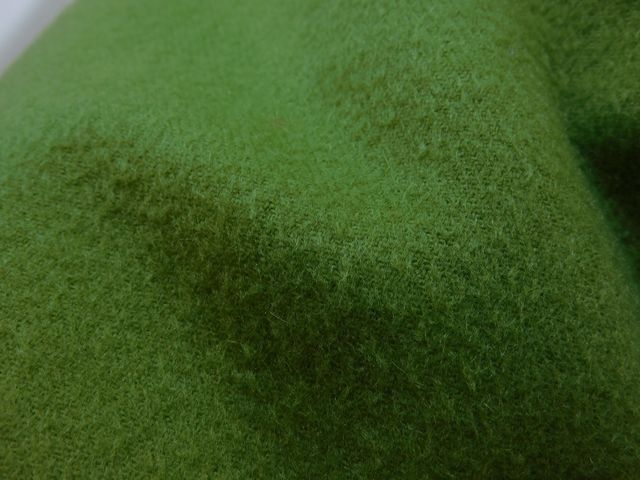 Hermes Cashmere 100% Large Shawl Green Scarf — view 4