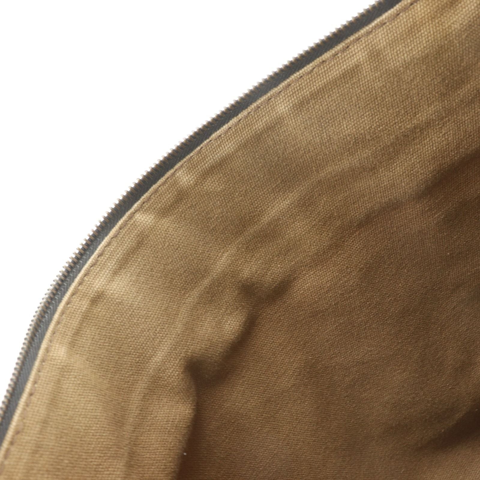 Louis Vuitton Pochette Shauni MM Utah Leather Cafe Brown Shoulder Bag — view 7
