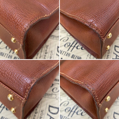 Loewe Handbag Shoulder Anagram Leather Brown Travel — view 7