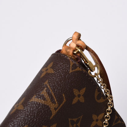 Louis Vuitton Monogram Favorite MM Shoulder Bag Brown Gold — view 5