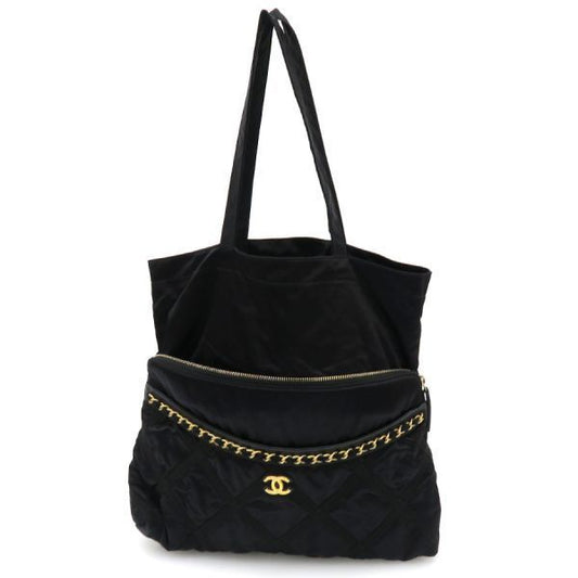 Chanel Quilted Nylon Tote