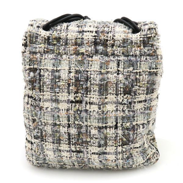 Chanel Camellia Tweed Chain Messenger Bag — view 2