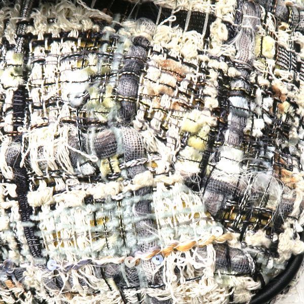 Chanel Camellia Tweed Chain Messenger Bag — view 5
