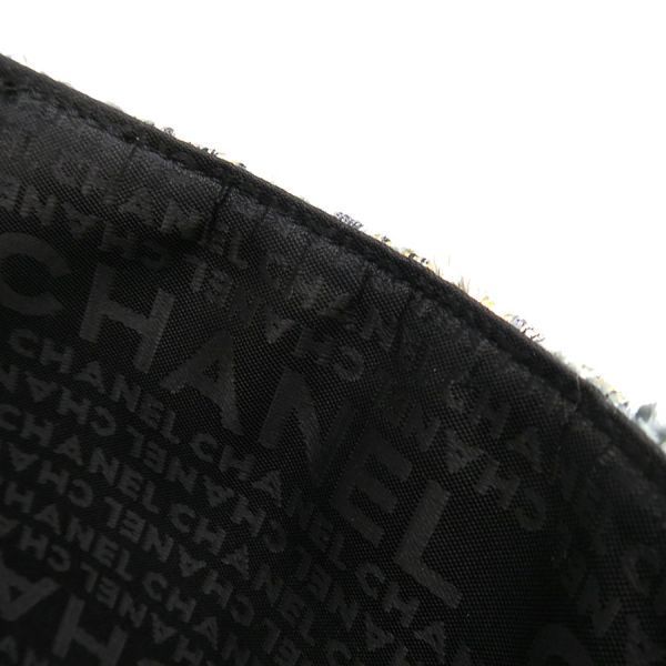 Chanel Camellia Tweed Chain Messenger Bag — view 7