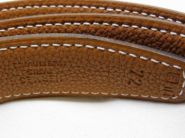 Hermes Mini Constance Belt Buckle 72 cm Reversible Black Brown Gold — view 2