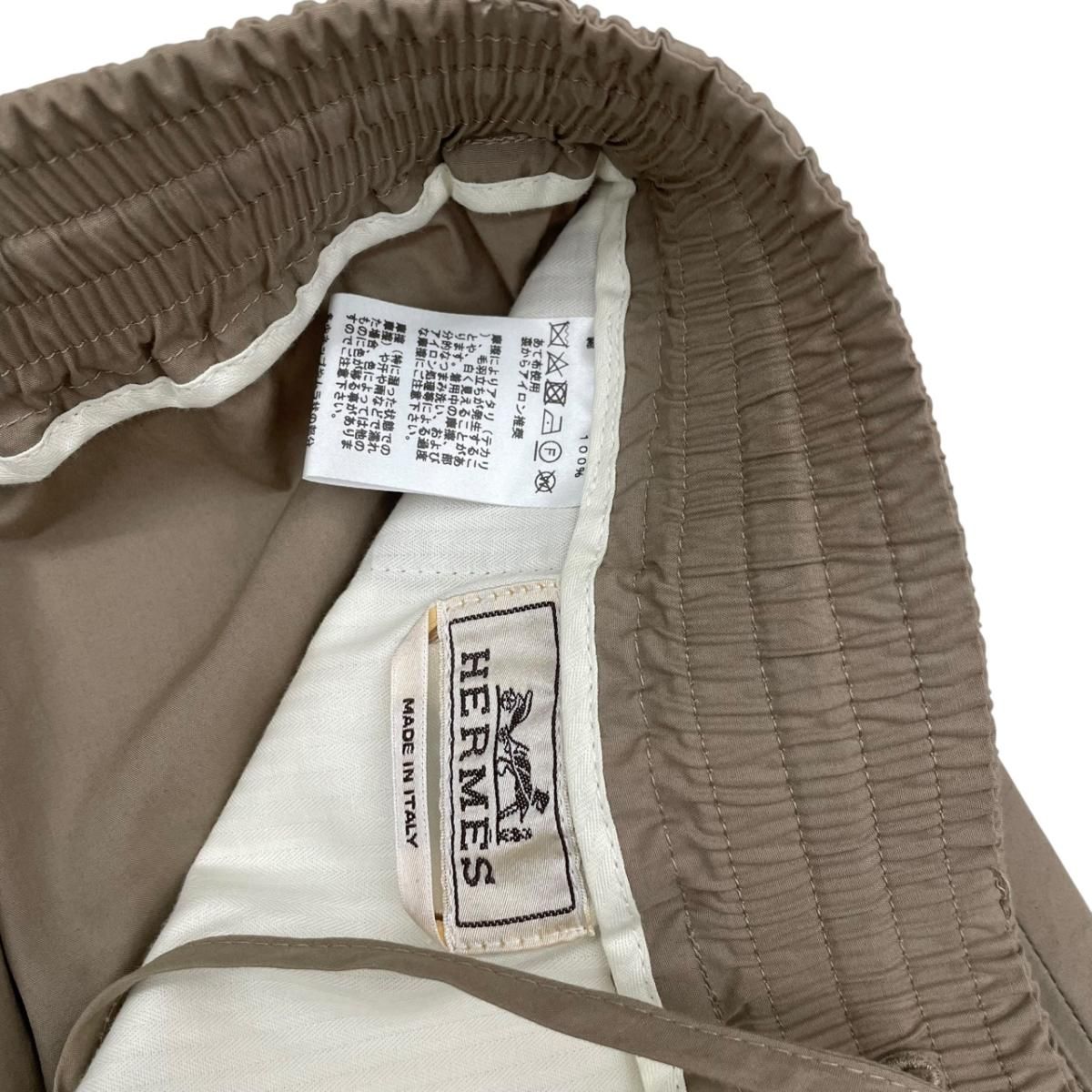 Hermes Long Pants Cotton Beige 44 — view 7