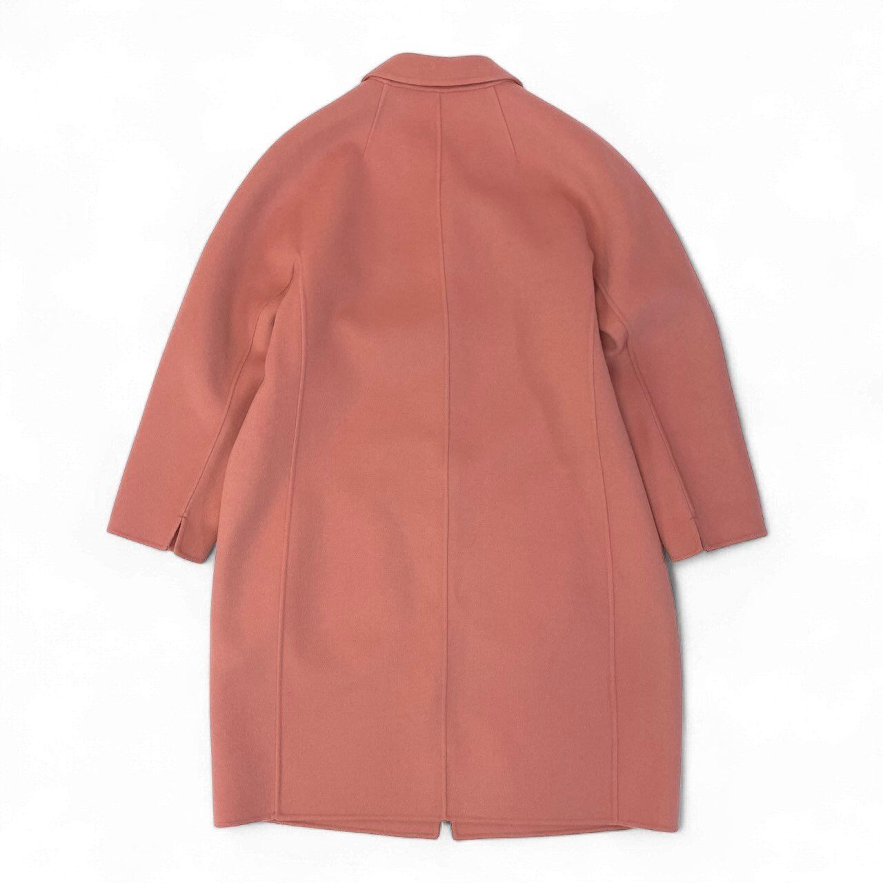 Max Mara S Cucito a Mano Star Coat 40 Pink Wool — view 3