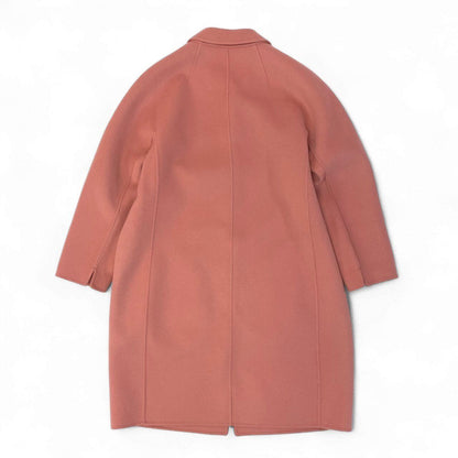 Max Mara S Cucito a Mano Star Coat 40 Pink Wool — view 3