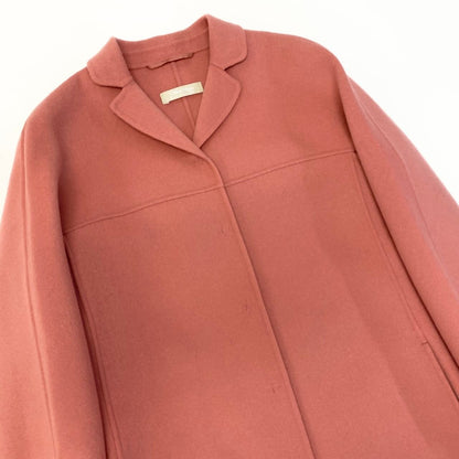 Max Mara S Cucito a Mano Star Coat 40 Pink Wool — view 5