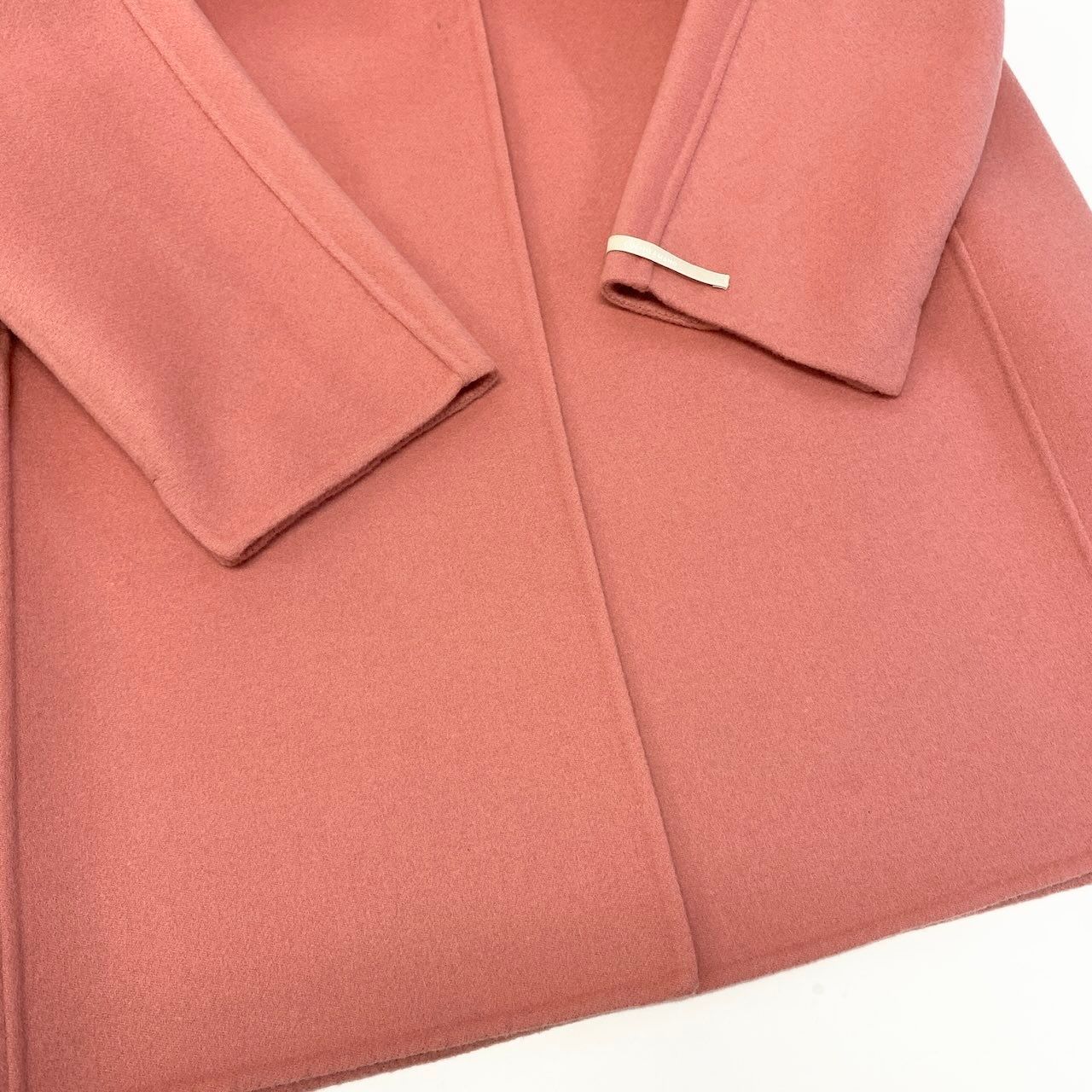 Max Mara S Cucito a Mano Star Coat 40 Pink Wool — view 6