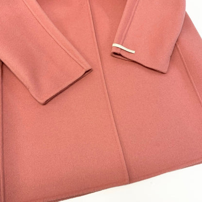 Max Mara S Cucito a Mano Star Coat 40 Pink Wool — view 6