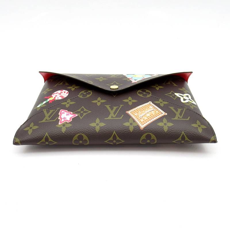 Louis Vuitton Pochette Kirigami Vivienne Monogram Clutch Candy Red Beauty — view 5