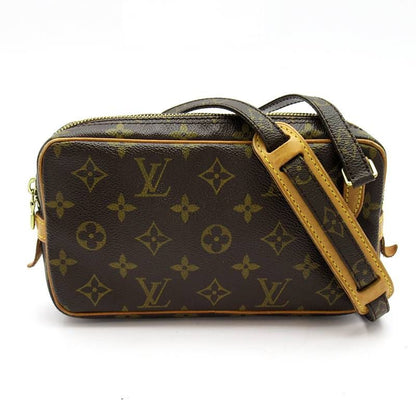 Louis Vuitton Bandouliere Monogram Shoulder Bag Brown