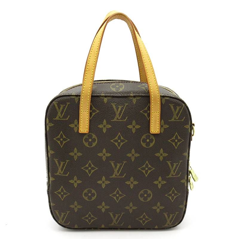 Louis Vuitton Spontini Monogram Handbag Brown — view 4