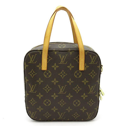 Louis Vuitton Spontini Monogram Handbag Brown — view 4