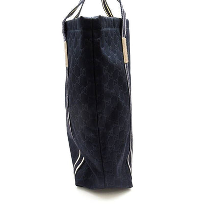 Gucci GG Nylon Tote Navy — view 3