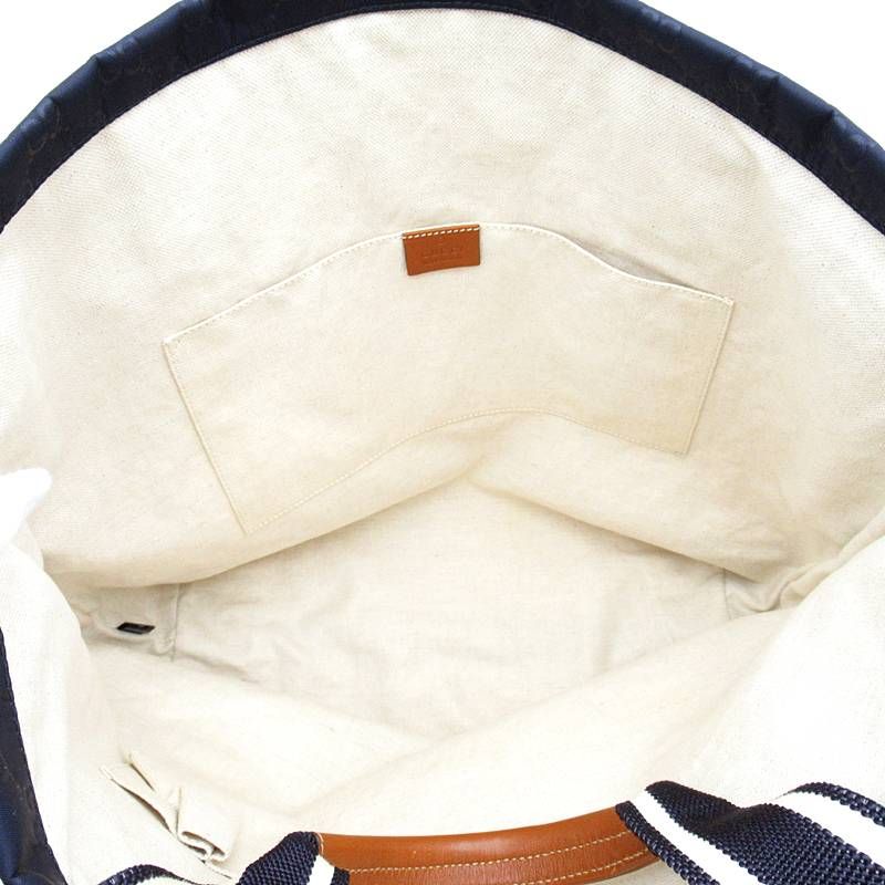 Gucci GG Nylon Tote Navy — view 7