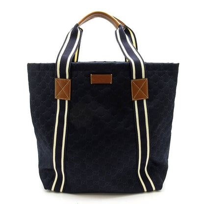 Gucci GG Nylon Tote Navy