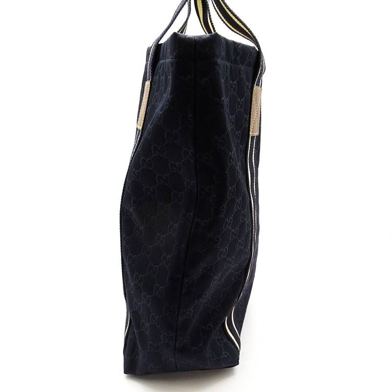 Gucci GG Nylon Tote Navy — view 5