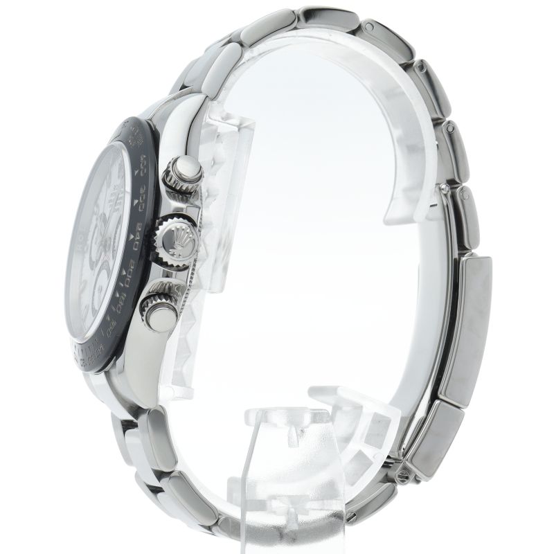 Rolex Cosmograph Daytona Watch SS Ceramic White Polished — view 3