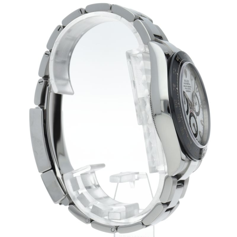 Rolex Cosmograph Daytona Watch SS Ceramic White Polished — view 4