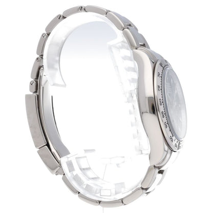 Rolex Cosmograph Daytona Watch Buckle Blue Box 18k White Gold Finish — view 4