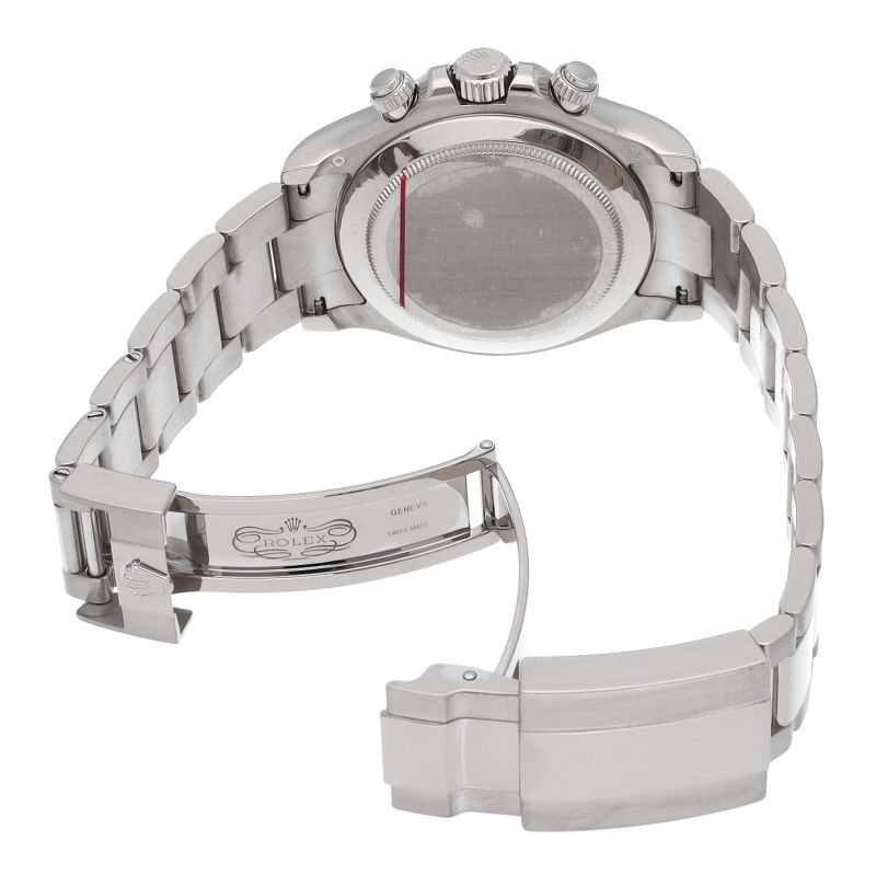 Rolex Cosmograph Daytona Watch Buckle Blue Box 18k White Gold Finish — view 5