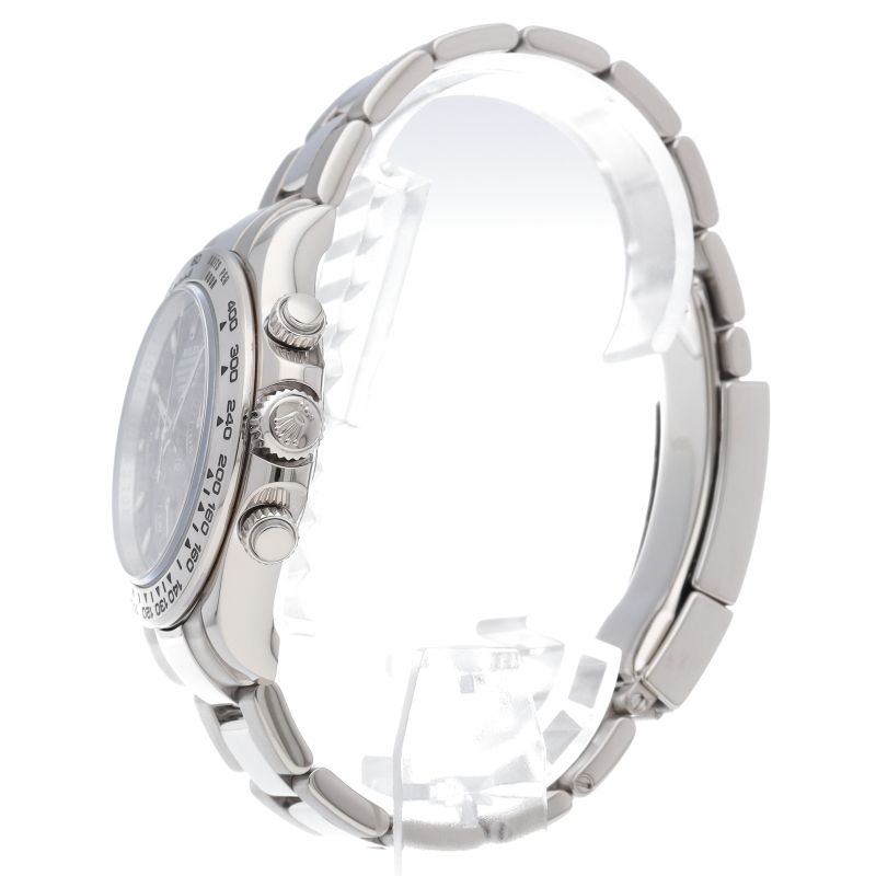 Rolex Cosmograph Daytona Watch Buckle Blue Box 18k White Gold Finish — view 3