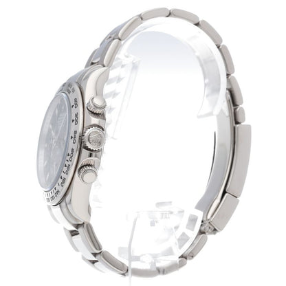 Rolex Cosmograph Daytona Watch Buckle Blue Box 18k White Gold Finish — view 3