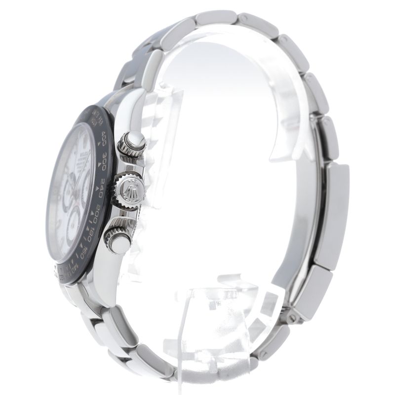 Rolex Cosmograph Daytona Watch Box SS Ceramic White Polished — view 3