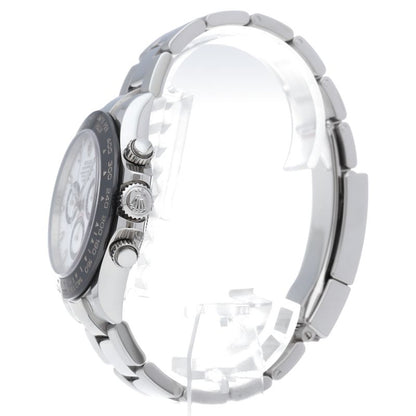 Rolex Cosmograph Daytona Watch Box SS Ceramic White Polished — view 3