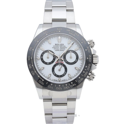 Rolex Cosmograph Daytona Watch Box SS Ceramic White Polished — view 2