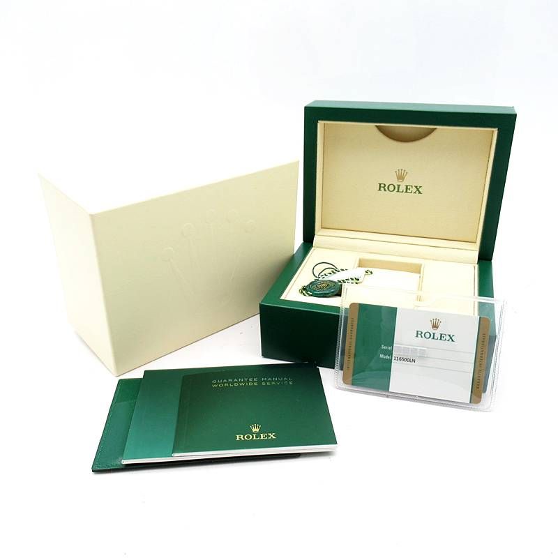 Rolex Cosmograph Daytona Watch Box SS Ceramic White Polished — view 6
