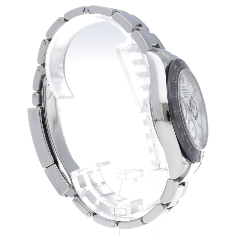 Rolex Cosmograph Daytona Watch Box SS Ceramic White Polished — view 4