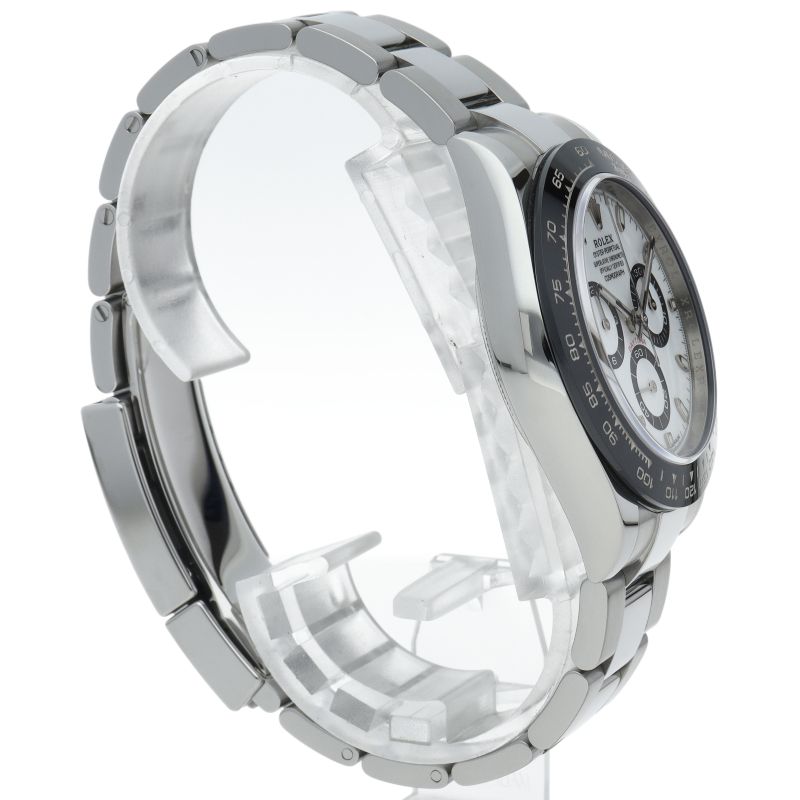 Rolex Cosmograph Daytona Watch Box SS Ceramic White Polished — view 4