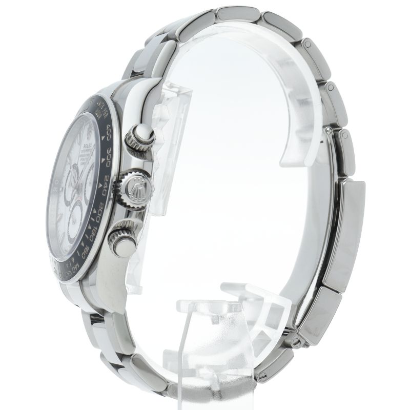Rolex Cosmograph Daytona Watch Box SS Ceramic White Polished — view 3