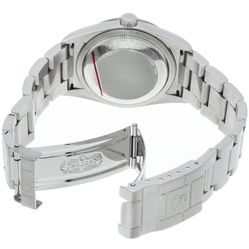 Rolex Roulette SS Watch Black Polished — view 5